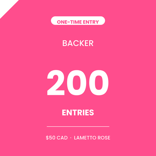 Backer (200 Entries) · MOST POPULAR