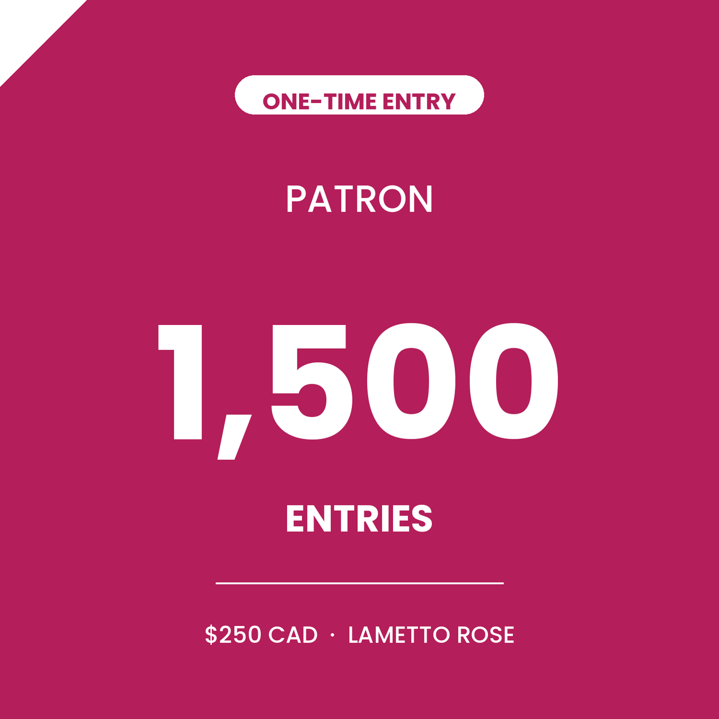 Patron (1500 Entries)